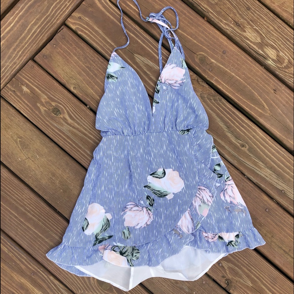 Floral “Wrapped” Romper Size Medium